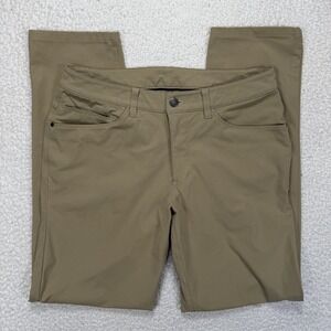 Lululemon Pants Men's 30x31 Khaki Stretch Tech Casual Outdoors Gorpcore Hiking